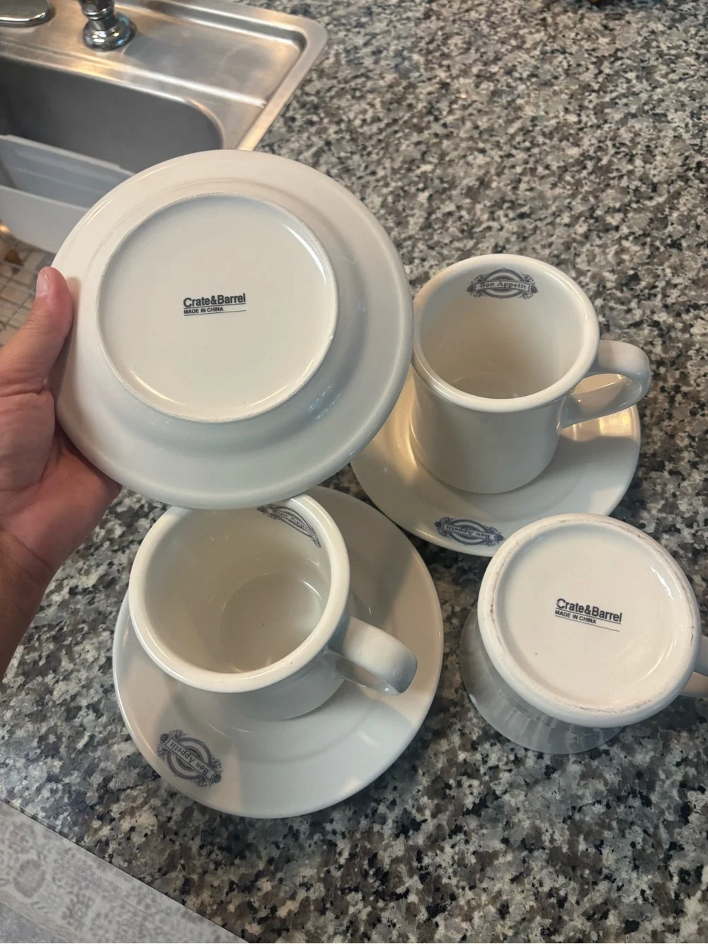 Set of 3 Crate & Barrel 